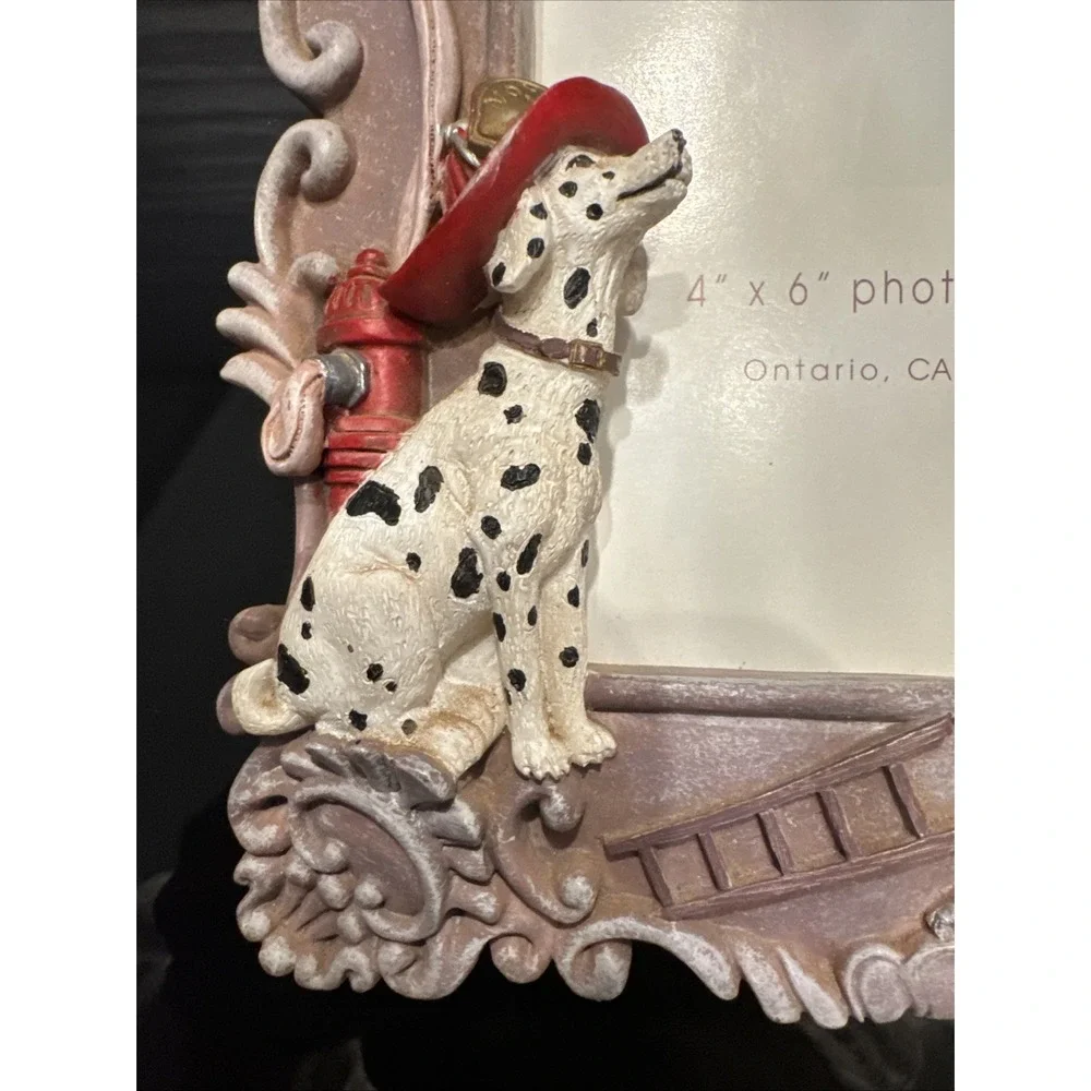 1998 VTG RED HATS OF COURAGE PICTURE/PHOTO FRAME FOR YOUR FAVORITE FIRE PERSON